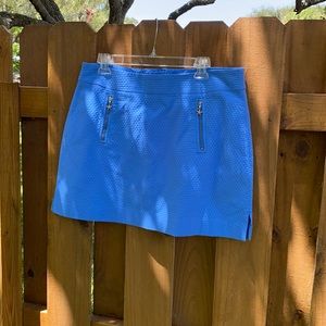 Lilly Pulitzer medium blue skort size 12.